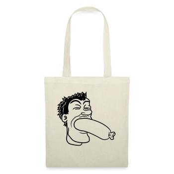 sausage eat hunger swallow wuerstchen grillen co - Tote Bag - red - Front