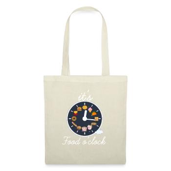 Food o'clock - Stoffbeutel - Natur - Vorne