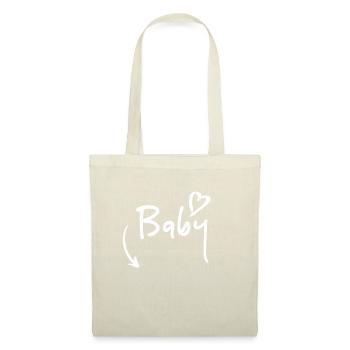 baby bump - Tote Bag - red - Front
