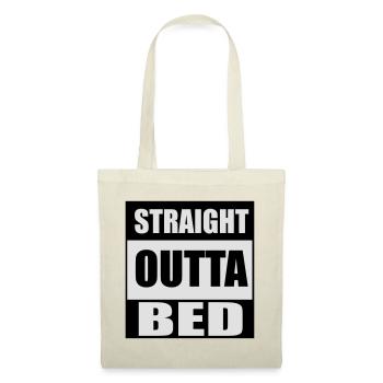 Straight Outta Bed - Tote Bag - red - Front