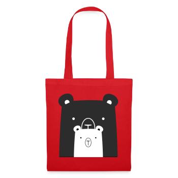 Bear Bear Polar Bear Brown Bear I Gift Idea - Tote Bag - red - Front