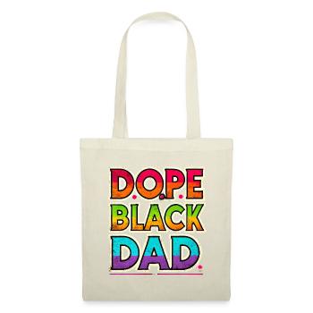 Cool Black Dad Rainbow Design - Tote Bag - red - Front