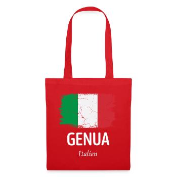 Gênes - Sac en tissu - rouge - Devant
