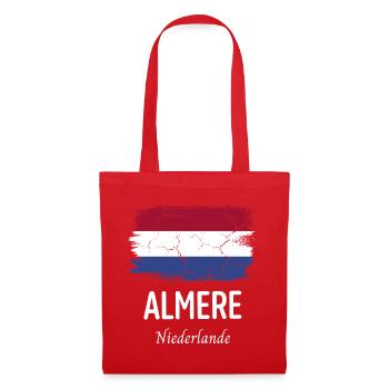 Almere - Sac en tissu - rouge - Devant