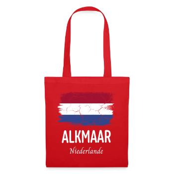Alkmaar - Stoffbeutel - Rot - Vorne