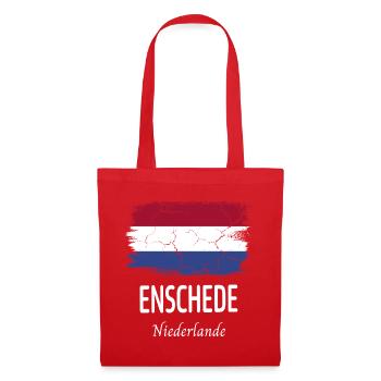 Enschede - Stoffbeutel - Rot - Vorne