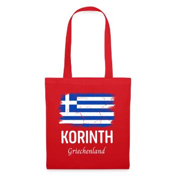 Korinth - Stoffbeutel - Rot - Vorne