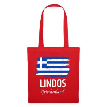 Lindos - Stoffbeutel - Rot - Vorne