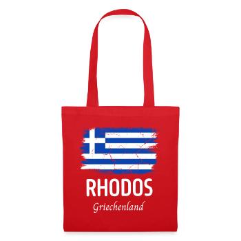 Rhodos - Stoffbeutel - Rot - Vorne