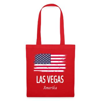 Las Vegas - Sac en tissu - rouge - Devant
