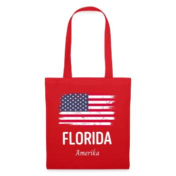 Floride - Sac en tissu - rouge - Devant