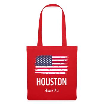 Houston - Sac en tissu - rouge - Devant