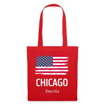 Chicago - Sac en tissu - rouge - Devant