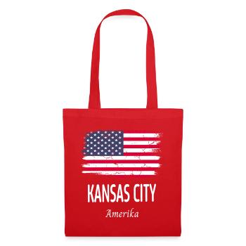 Kansas City - Sac en tissu - rouge - Devant