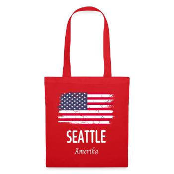 Seattle - Sac en tissu - rouge - Devant