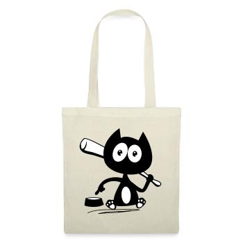 Give me food! Cat humor! - Tote Bag - red - Front