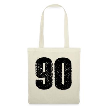 90 number jersey - Tote Bag - red - Front