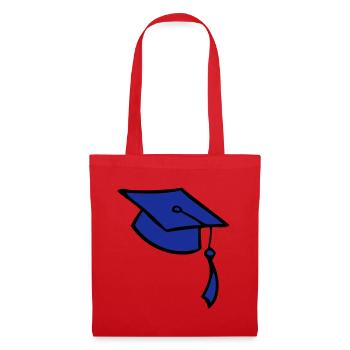 college, graduation, cap, trains, University of, - Tote Bag - red - Front