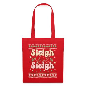 Pull de Noël moche - Sac en tissu - rouge - Devant