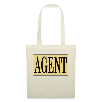 agent - Sac en tissu - rouge - Devant