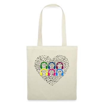 Love music - Tote Bag - red - Front