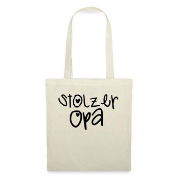 Stolzer Opa - Stoffbeutel - Rot - Vorne