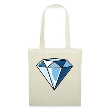 Diamant - Sac en tissu - rouge - Devant