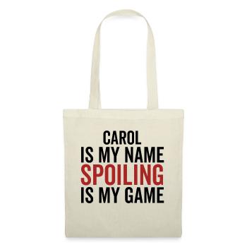 Carol is My Name Spoiling is My Game - Tote Bag - red - Front