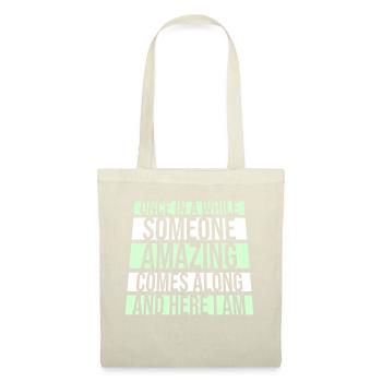 Once In A While Someone Amazing Comes Along Joke - Tote Bag - red - Front