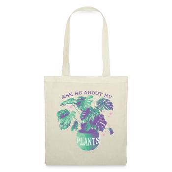 Ask Me About My Plants - Tote Bag - red - Front