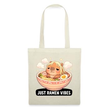 Capybara with ramen vibes - Tote Bag - red - Front