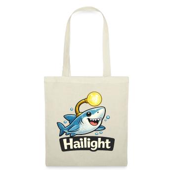 Hai Light / Highlight lustiges Wortwitz Shirt - Stoffbeutel - Rot - Vorne