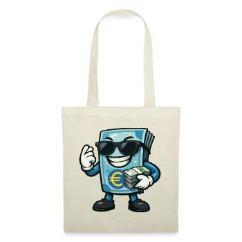 Euro Money with Sunglasses - Tote Bag - red - Front