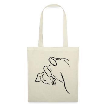 La position détendue - Sac en tissu - rouge - Devant