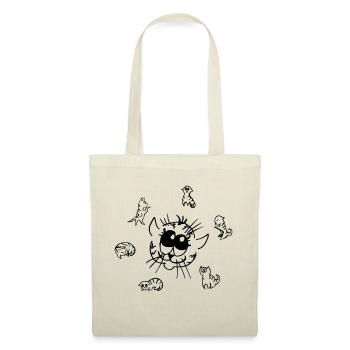 Sun from incredibly cute cats - Tote Bag - red - Front