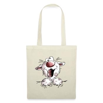 Funny Fluffy Cat - Cats - Cat - Kitten - Tote Bag - red - Front