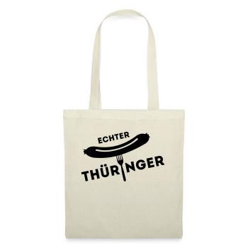 Real Thuringia - sausage fork - Tote Bag - red - Front