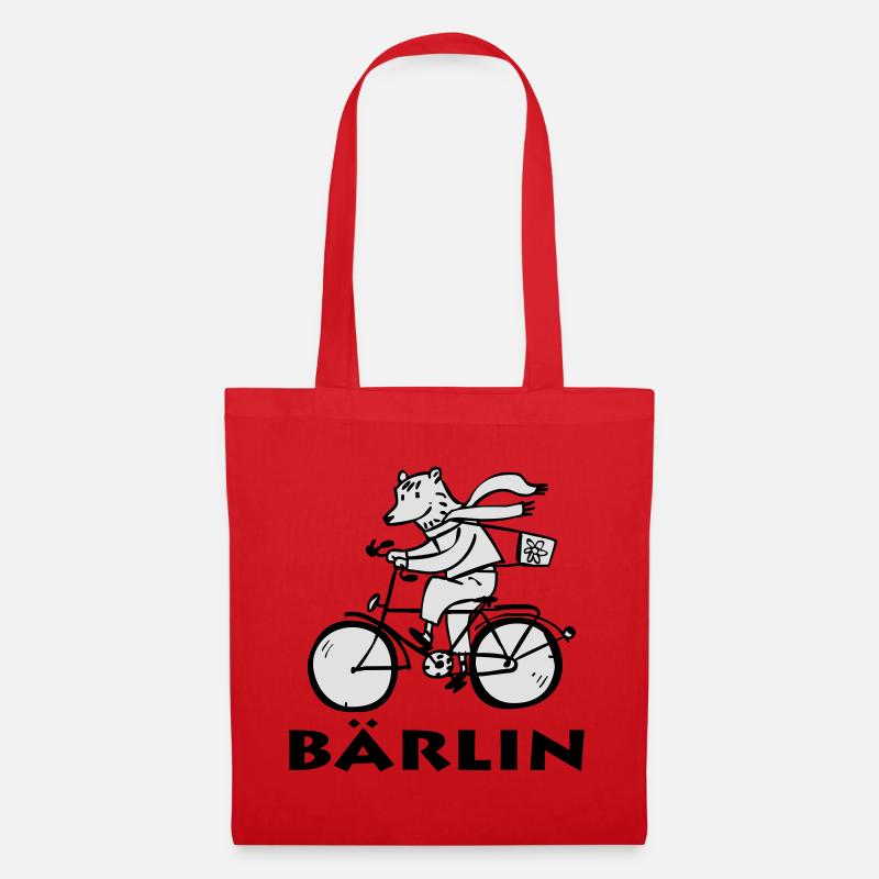 Berliner Bär / Bärliner Bär - Stoffbeutel - Rot