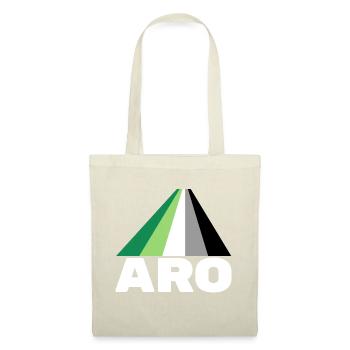Aromantik, aromatisch, aro - Stoffbeutel - Rot - Vorne