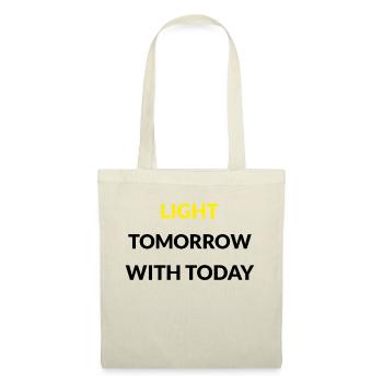 Light Tomorrow with Today - Stoffbeutel - Rot - Vorne
