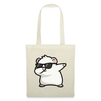 Tamponnement du blanc de cochon d’Inde - Sac en tissu - rouge - Devant