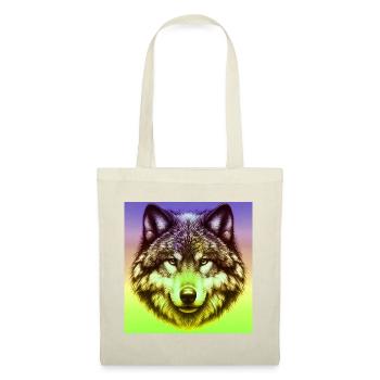 Wolf - Stoffbeutel - Rot - Vorne