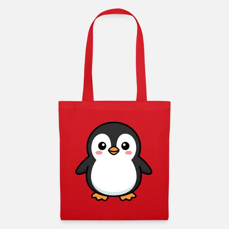 Adorable Penguin Pixel Pal - Sac en tissu - rouge