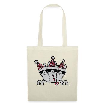 Celebrate Party Lama's Birthday - Tote Bag - red - Front