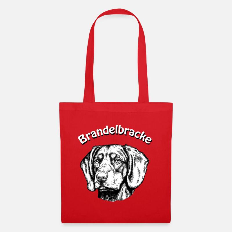 Brandelbracke Portrait - Stoffbeutel - Rot