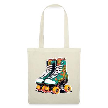 Patins à roulettes Floral Flair sarcelle - Sac en tissu - rouge - Devant
