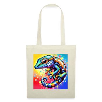 Gecko - Sac en tissu - rouge - Devant