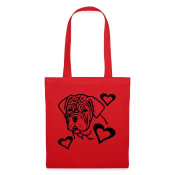 mastinopuppy002 - Sac en tissu - rouge - Devant
