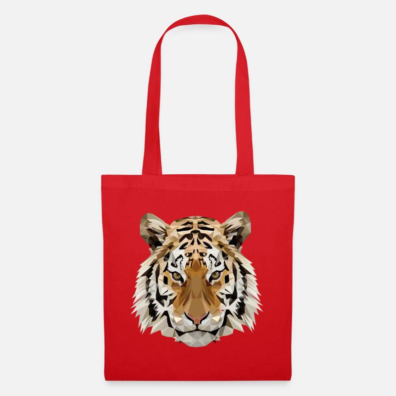 Tiger - Stoffbeutel - Rot