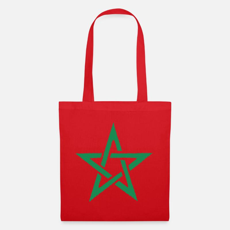 Marokko - Marok - morocco - maroque - Stoffbeutel - Rot